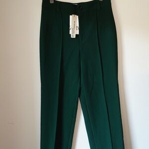 Green Zara Tailored Trouser